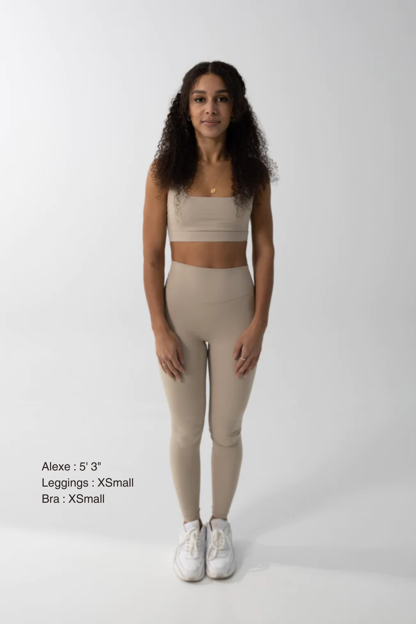 Blair leggings - Beige oatmilk