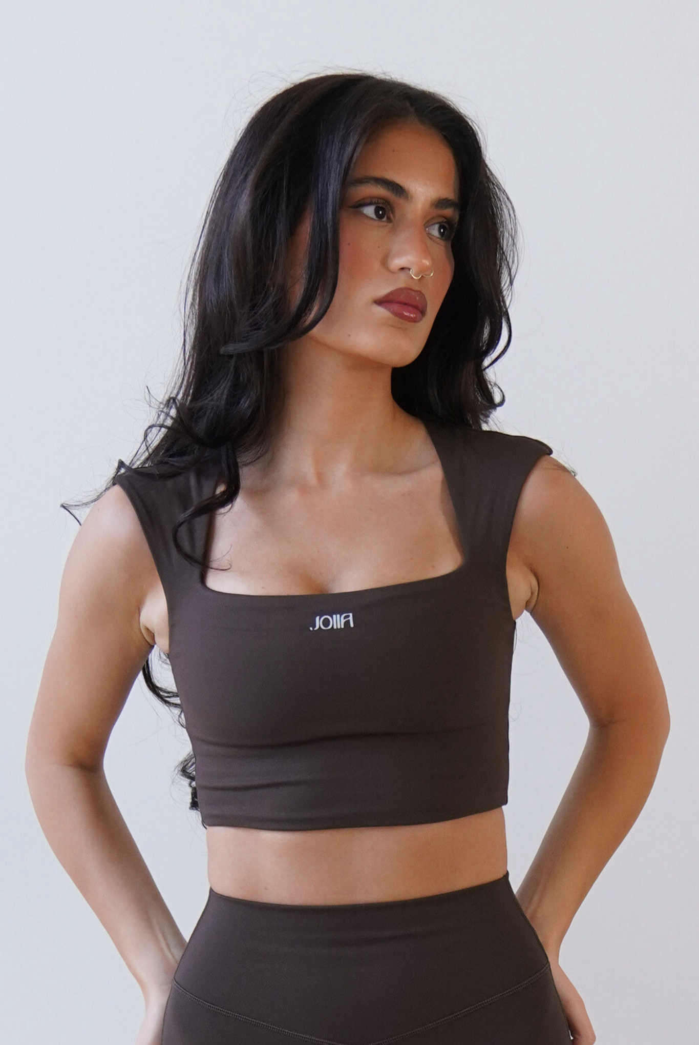 Adèle top - Coffee dust brown