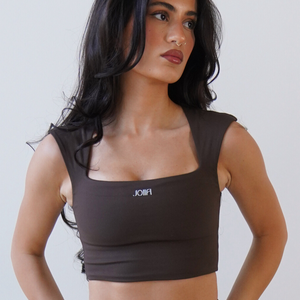 Adèle top - Coffee dust brown