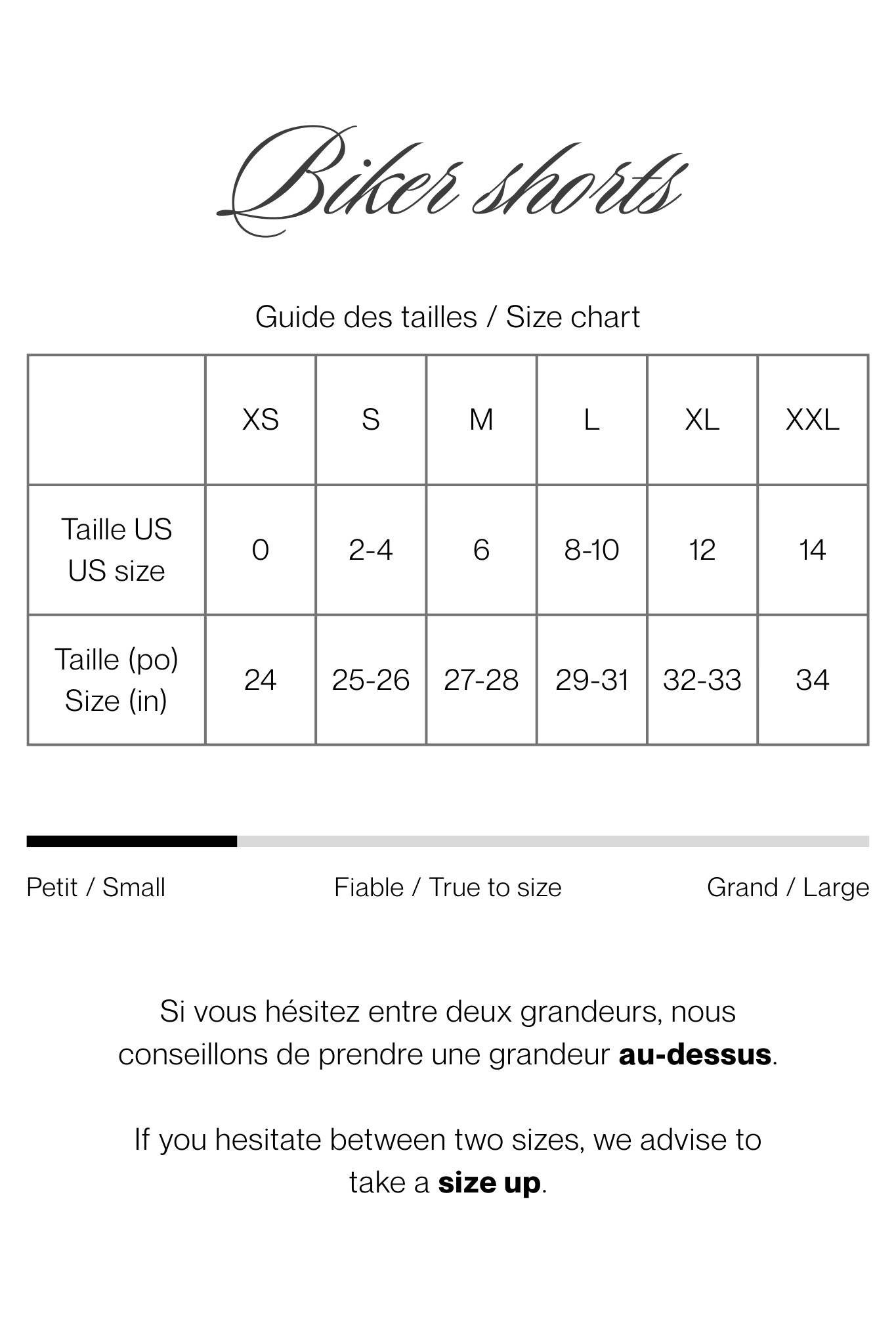 Size guide