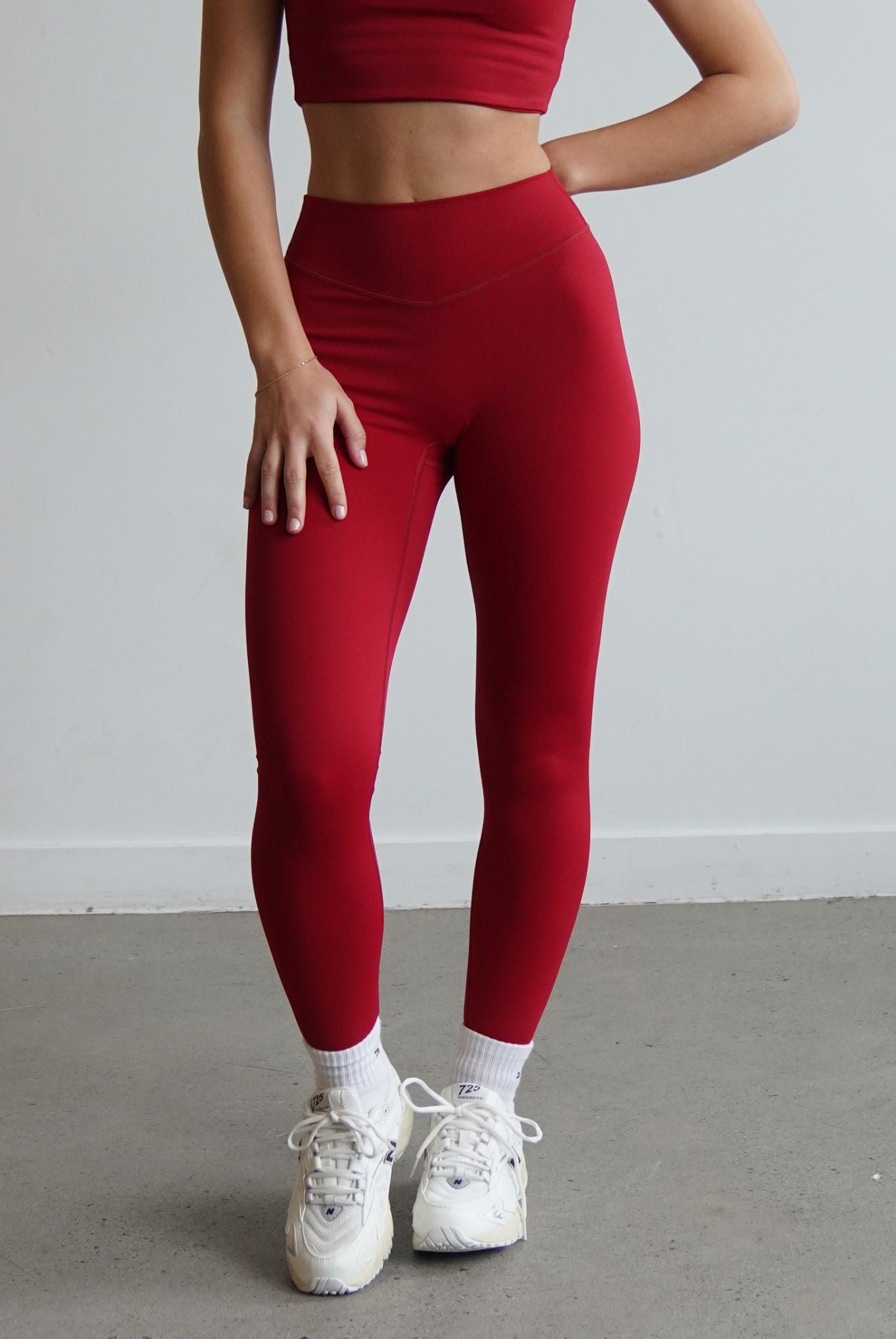 Blair leggings - Rouge épicé