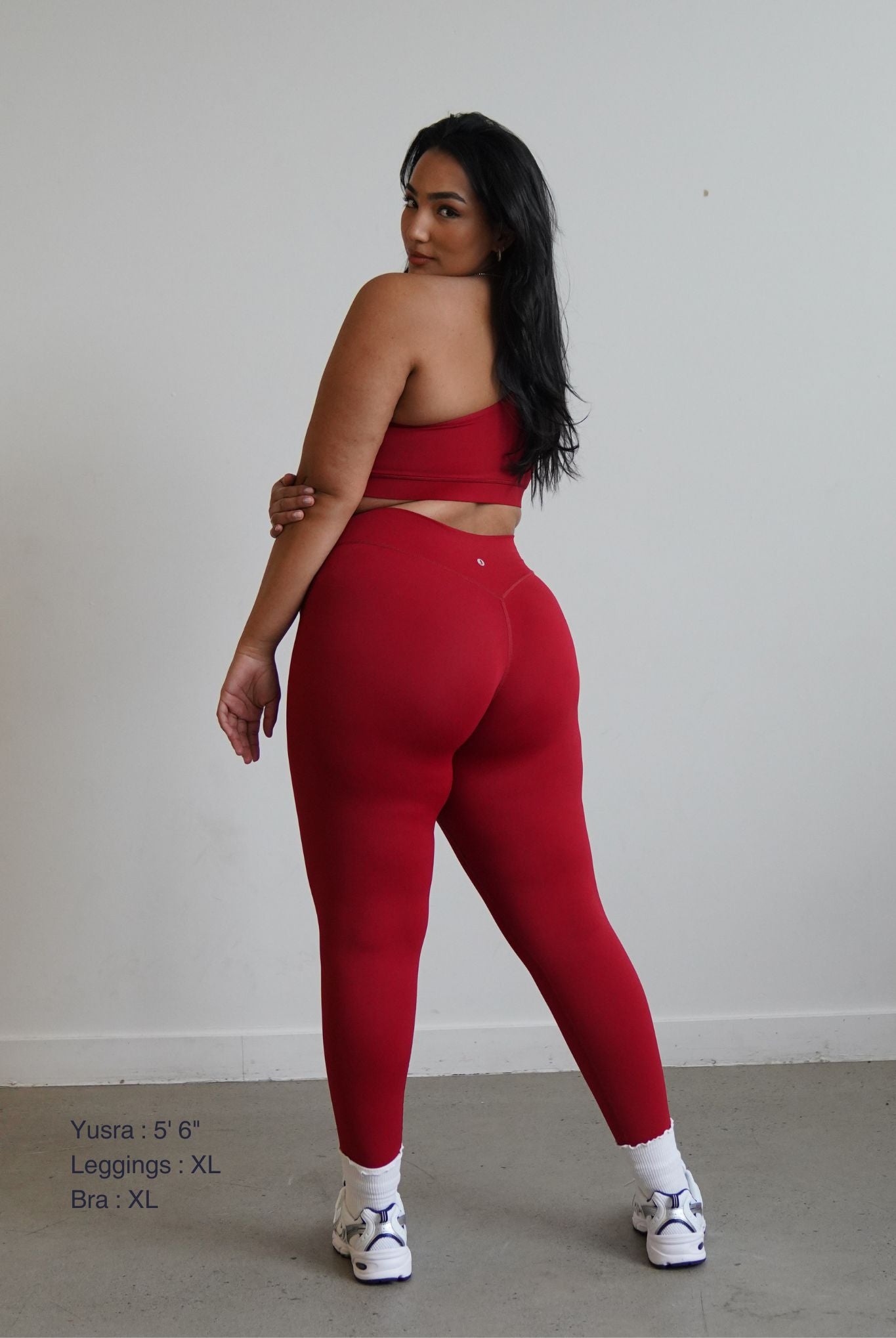 Blair leggings - Rouge épicé