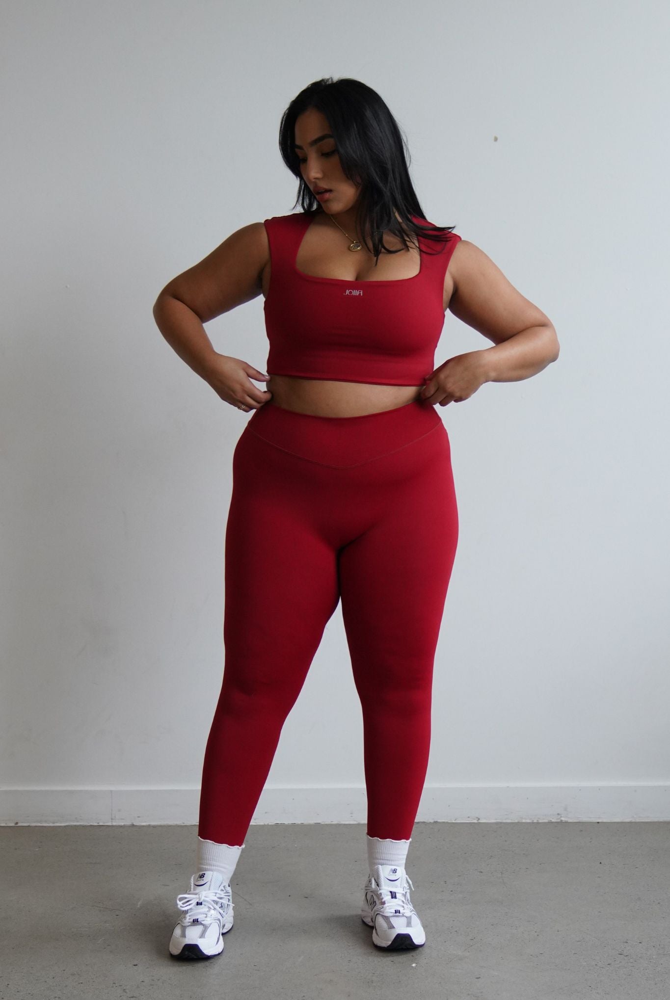 Blair leggings - Rouge épicé