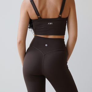 Chanelle tank top - Coffee dust brown