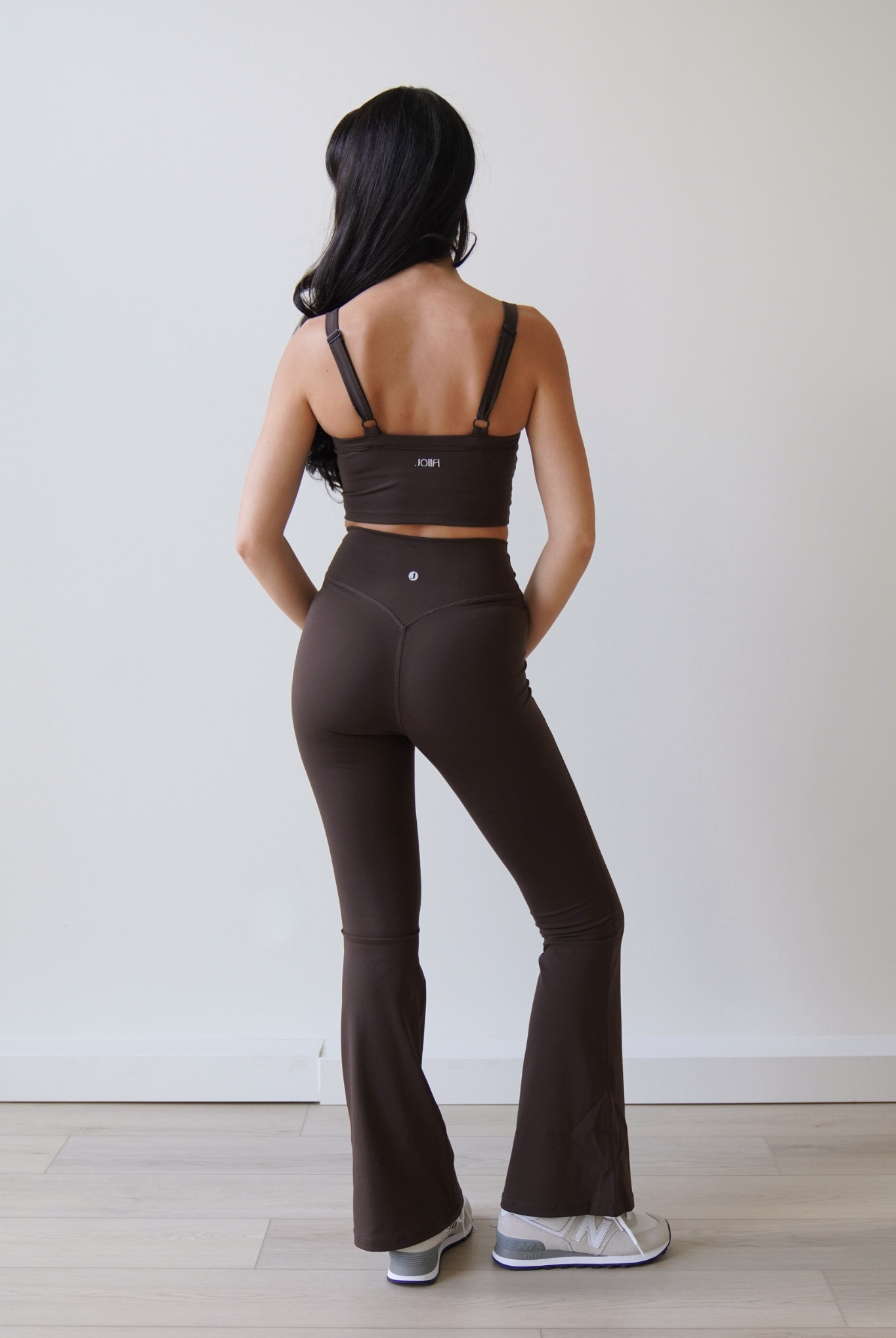 Sandy flared leggings - Coffee Dust brown
