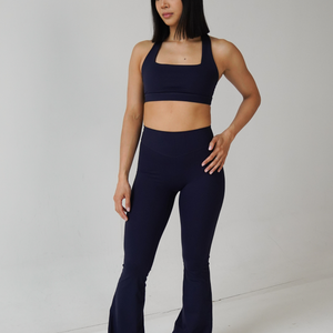 Sandy flared leggings - Midnight blue